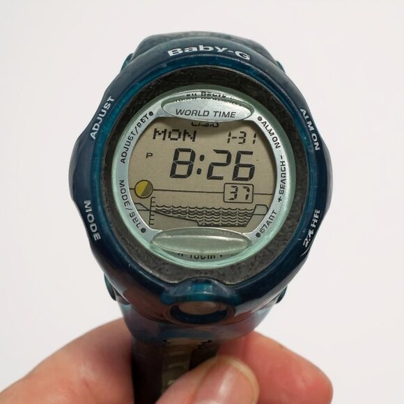 Rare Casio Baby-G Unisex Jelly Surfer Digital Watch BGX-200‎ 2477 - Picture 1 of 8